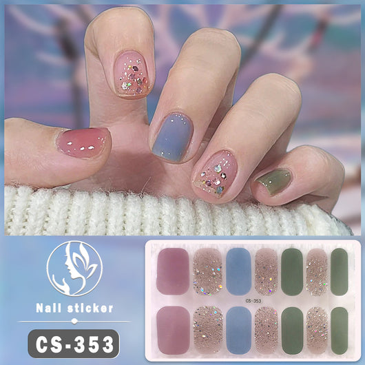 Uñas Postizas Impermeables de Color Sólido para Nail Art - Image 16