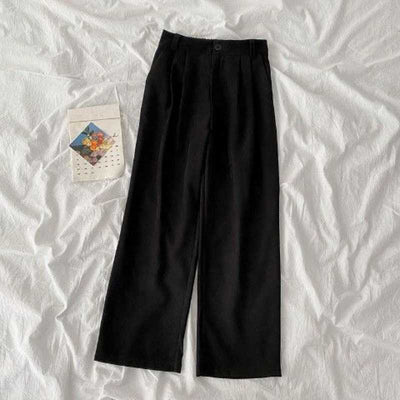Pantalón Palazzo Blanco de Cintura Alta con Caída Elegante