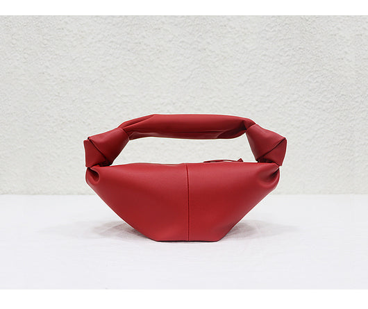 Bolso de Cuero Suave Nube Multicolor - Cartera Dumpling para Mujer - Image 24