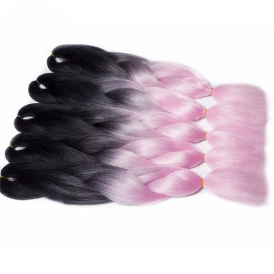 Trenzas Africanas Degradado Colorido Efecto Sucio - Image 17