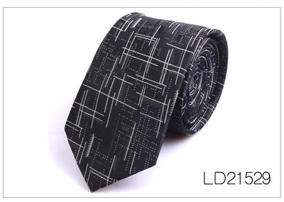 Corbata Casual Moderna con Estampado Floral - Ancho 6cm - Image 30