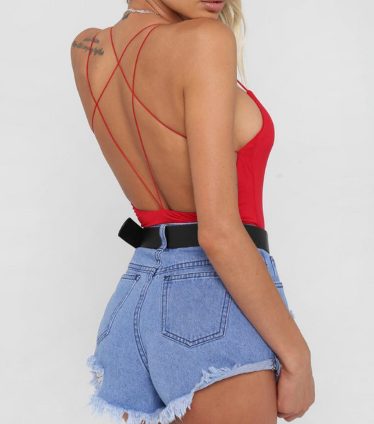 Jumpsuit Backless Estrella Cinco Puntas - Estilo Europeo Sexy para Mujer - Image 2