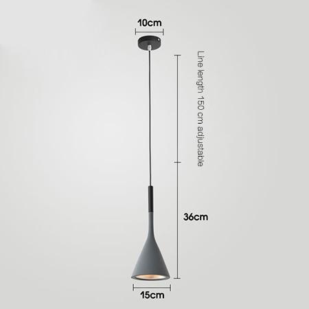 Lámpara de Techo Minimalista de Un Solo Foco - Image 9