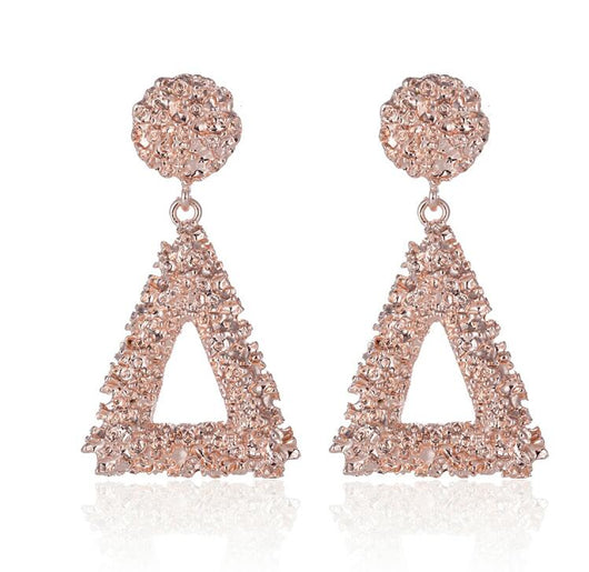 Aretes Geométricos Grandes Vintage - Oro, Plata y Negro - Image 8