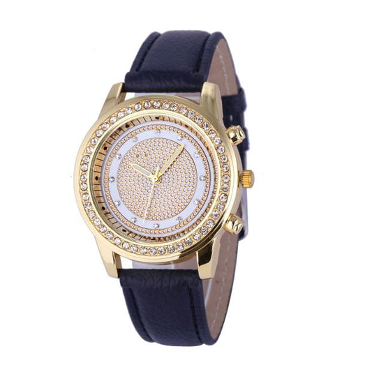 Reloj Pulsera de Cristal Geneva para Mujer - Acero Inoxidable Cuarzo - Image 2