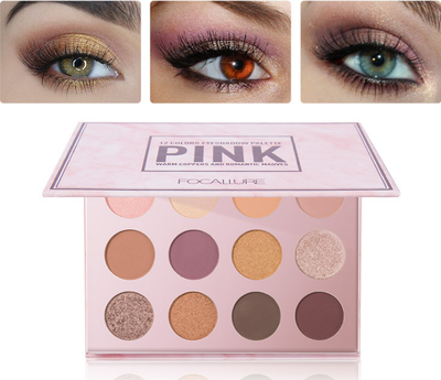Paleta de Sombras Focallure 12 Colores Tonos Nude Wonder - Image 6