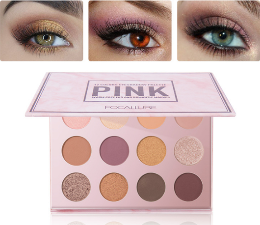 Paleta de Sombras Focallure 12 Colores Tonos Nude Wonder - Image 6
