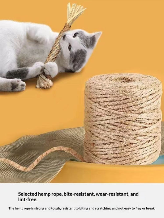 Juguete Mordedor de Rafia con Catnip para Gatos - Image 18