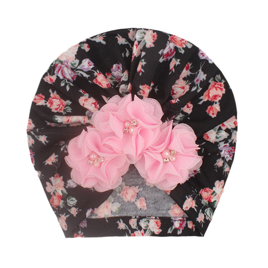 Gorro Turbante Floral para Bebé Niña - Beanie con Diseño Elegante - Image 14