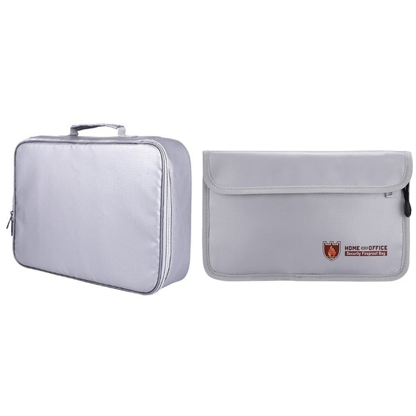 Caja de Almacenamiento Resistente al Fuego e Impermeable para Documentos y Valores