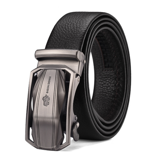 Cinturón de Cuero para Hombre con Hebilla Automática Ejecutiva - Image 7