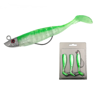 Señuelo de Pesca Suave con Cola en T - Cebo Artificial Premium