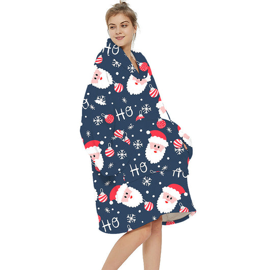 Sudadera Manta Cálida Estampada para Relajarse - Image 3