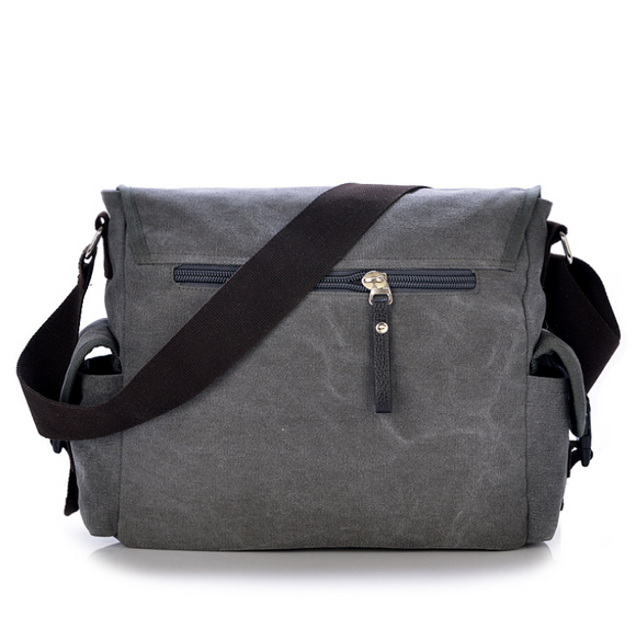 Bolsa de Lona para Hombre con Correa de Hombro