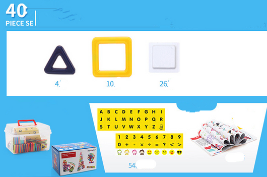 Bloques Magnéticos para Construcción Infantil - Set Educativo - Image 15