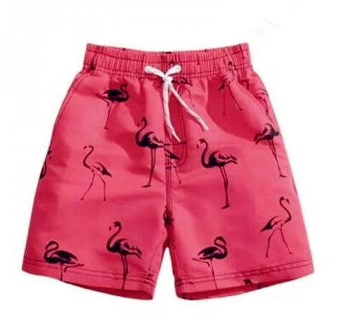 Pantalones de Playa Hombre Estampado Flamenco - Shorts Sueltos Moda Europa y Estados Unidos - Image 6