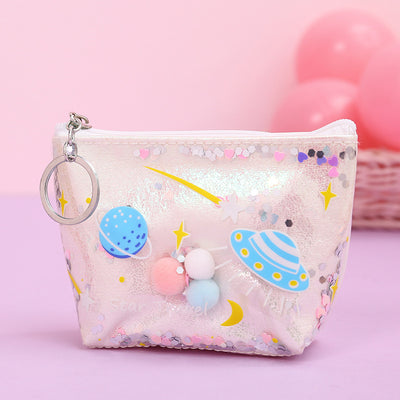 Bolsa de Maquillaje con Efecto Arenilla y Monedero Integrado - Image 12