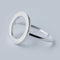 Anillo de Plata 925 con Diseño Geométrico Circular