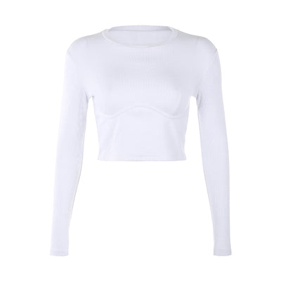Blusa Acanalada Pecho Mujer - Básico Versátil Otoño Invierno - Image 5