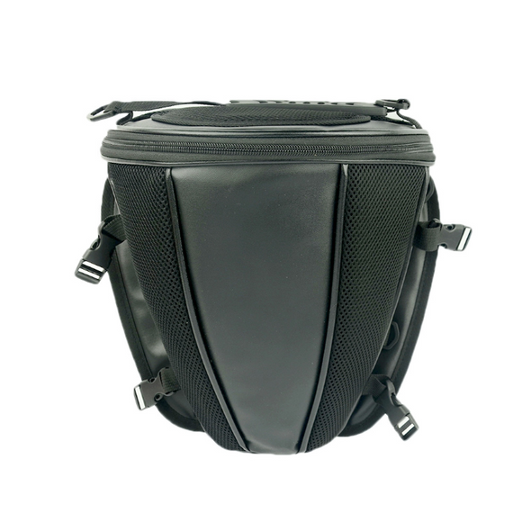 Mochila Impermeável para Moto - Bolsa Traseira de Assento com Alças de Ombro