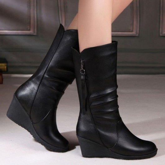 Botas Británicas de Suela Gruesa Estilo Clásico para Mujer - Image 4