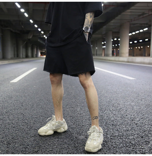 Shorts de Algodón Terry Liso Oversized - Image 8