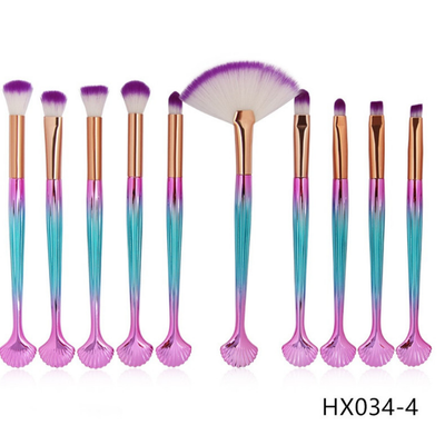 Set de Brochas de Maquillaje Shell - Cerdas Púrpura - Image 6