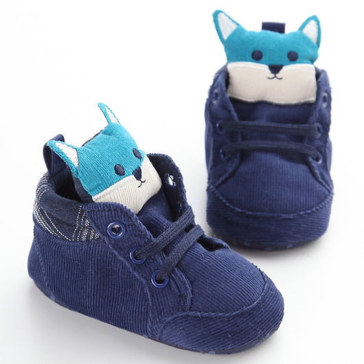 Zapatos para Bebé con Diseño de Osito y Zorro - Primeros Pasos Antideslizantes - Image 18