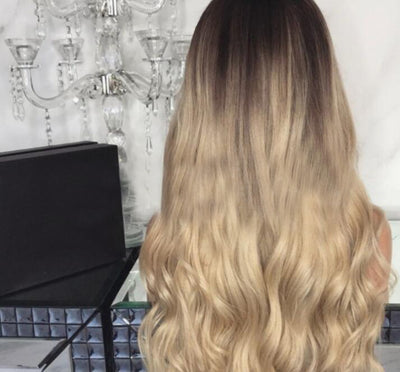 Peluca de Cabello Rizado Ondas Grandes - Largo Teñible - Image 2