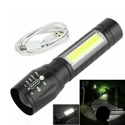 Linterna LED Zoom Extensible para Trabajo - Luz Profesional Ajustable - Image 5