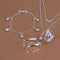 Juego de 4 Piezas: Pulsera, Collar, Aretes y Anillo