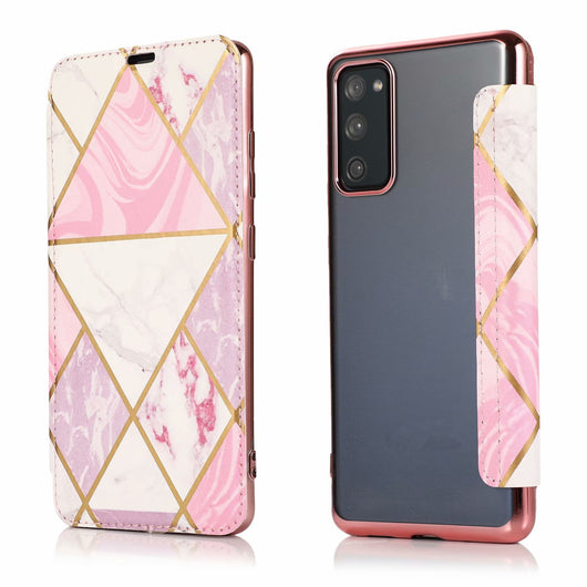 Funda de Cuero con Estampado Mármol para Samsung S20, S21, S20FE, Note20 y A51 - Image 5