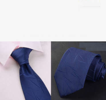 Corbata Ejecutiva Premium 8cm - Diseño Clásico Negro, Rojo y Azul - Image 5
