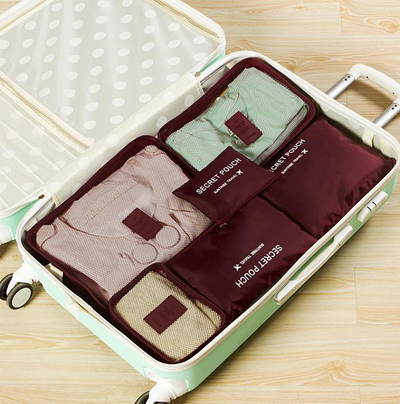 Organizador de Viaje en Nylon Impermeable - Cubos de Empaque Durables - Image 30