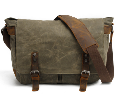 Bolsa de Lona para Hombre con Correa de Hombro - Image 8