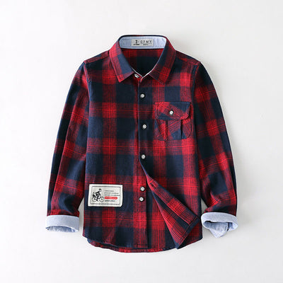 Camisa de Cuadros Manga Larga para Niño - Image 11