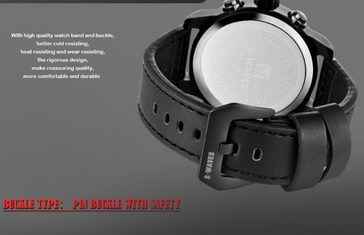 Reloj Casual Doble para Hombre - Resistente al Agua con Correa Ajustable - Image 3