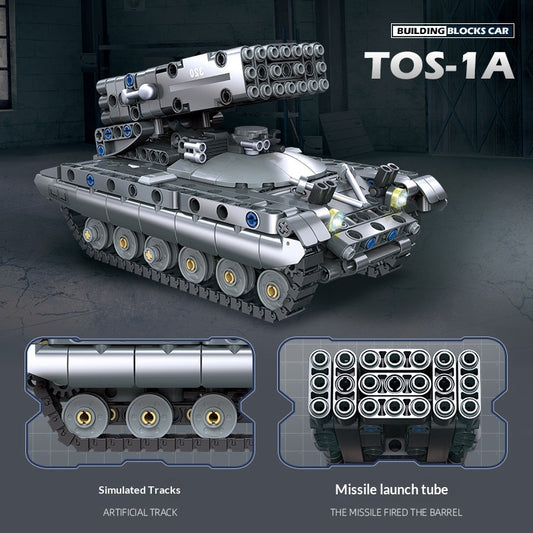 Bloques de Construcción Tanque Pequeños - Regalo Perfecto para Navidad