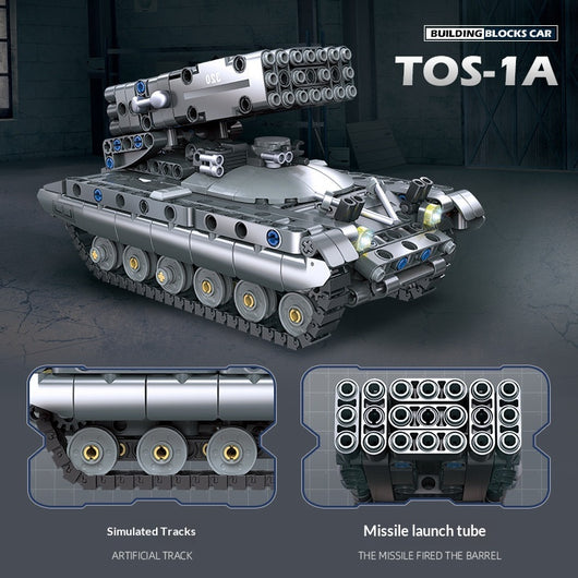 Bloques de Construcción Tanque Pequeños - Regalo Perfecto para Navidad