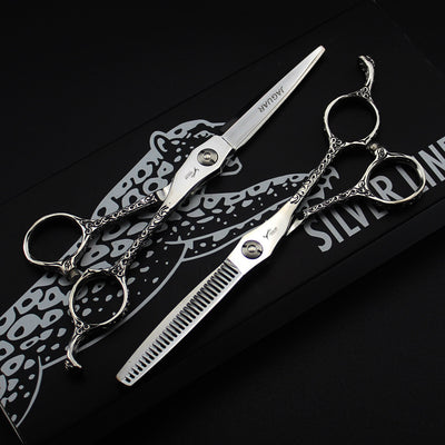 Tijeras de Peluquería Estilo Leopardo - Image 4
