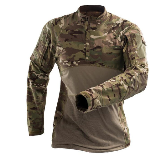Camisa Táctica Manga Larga Camuflaje para Airsoft y Operaciones