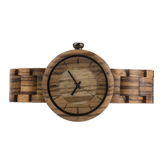 Reloj de Bambú para Mujer con Movimiento Cuarzo - Image 2