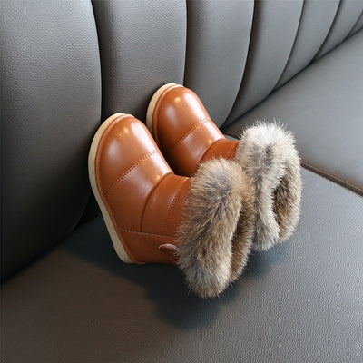 Botas de Nieve para Niña con Forro de Conejo Real y Suela Suave - Image 14