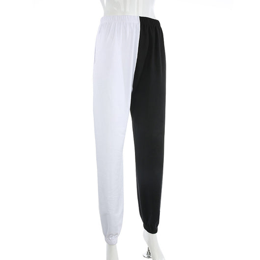 Pantalones de Corte Moderno con Costuras Combinadas - Image 12