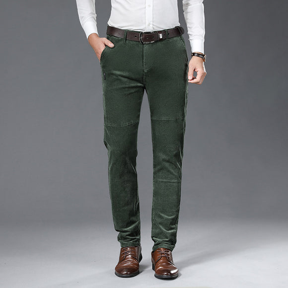 Pantalones de Pana Slim Fit Tobillo Angosto