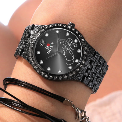 Reloj para Dama Casual con Diseño de Flores y Mariposas - Image 7