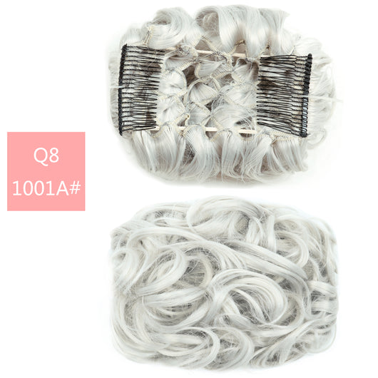 Moño Postizo de Fibra Sintética Resistente al Calor - Cabello de Seda Artificial - Image 25