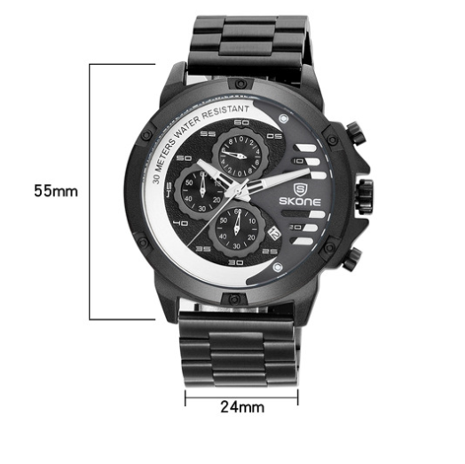 Reloj Multifunción de Tres Esferas