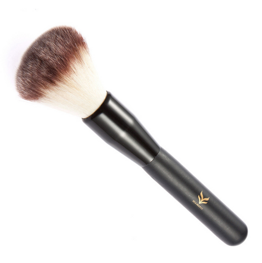 Brocha Grande para Colorete Floral 3 Colores - Herramienta de Maquillaje Profesional