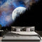 Tapiz Decorativo Luna Lado Oscuro - Multiusos para Pared y Piso